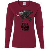 T-Shirts Cardinal / S Full Metal Head Women's Long Sleeve T-Shirt