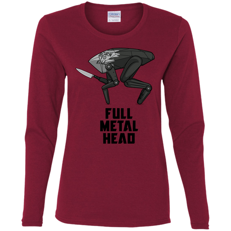 T-Shirts Cardinal / S Full Metal Head Women's Long Sleeve T-Shirt