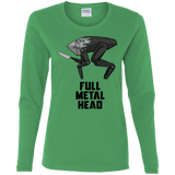 T-Shirts Irish Green / S Full Metal Head Women's Long Sleeve T-Shirt