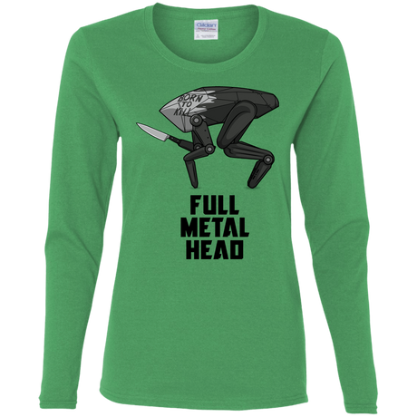T-Shirts Irish Green / S Full Metal Head Women's Long Sleeve T-Shirt