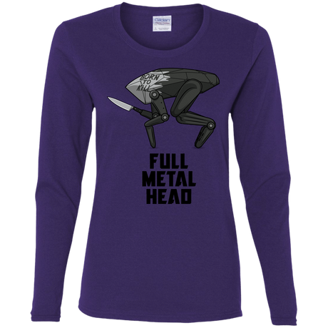 T-Shirts Purple / S Full Metal Head Women's Long Sleeve T-Shirt