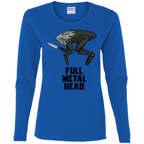 T-Shirts Royal / S Full Metal Head Women's Long Sleeve T-Shirt