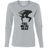 T-Shirts Sport Grey / S Full Metal Head Women's Long Sleeve T-Shirt