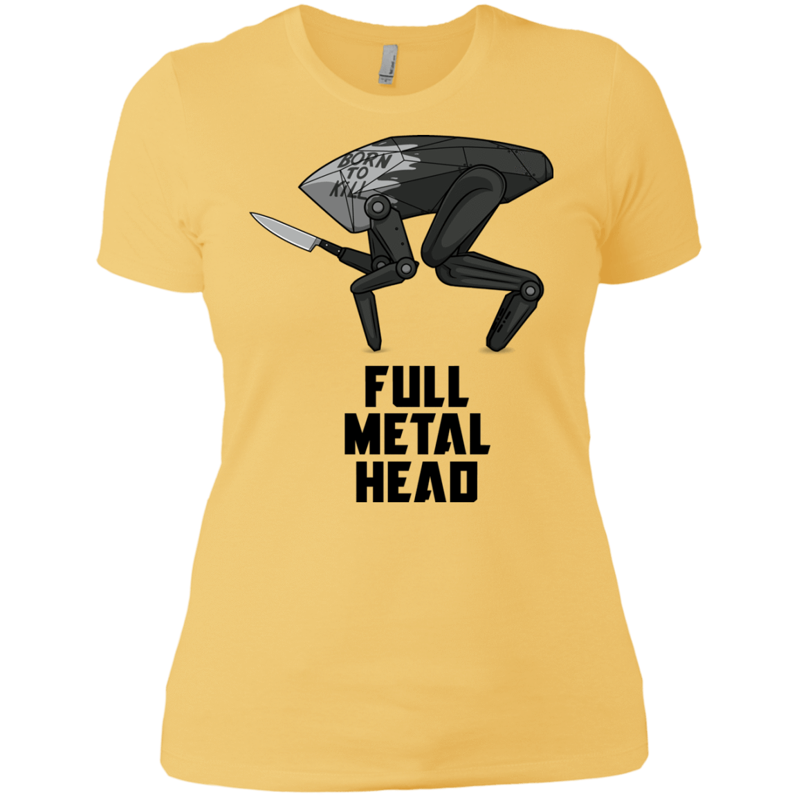 T-Shirts Banana Cream/ / X-Small Full Metal Head Women's Premium T-Shirt