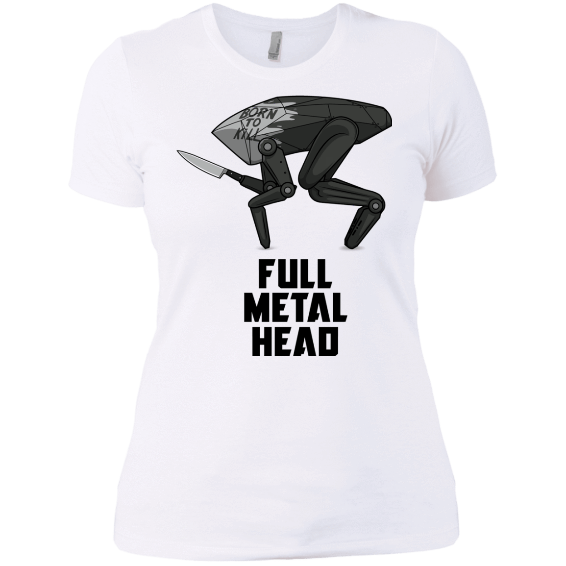 T-Shirts White / X-Small Full Metal Head Women's Premium T-Shirt