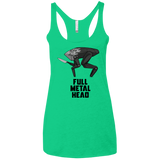 T-Shirts Envy / X-Small Full Metal Head Women's Triblend Racerback Tank