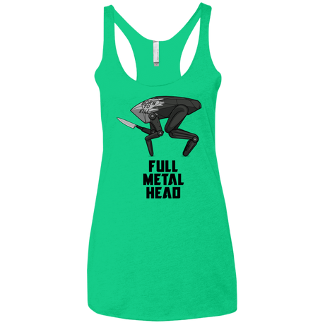 T-Shirts Envy / X-Small Full Metal Head Women's Triblend Racerback Tank