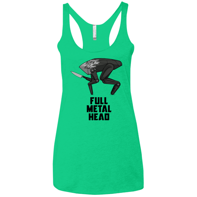 T-Shirts Envy / X-Small Full Metal Head Women's Triblend Racerback Tank