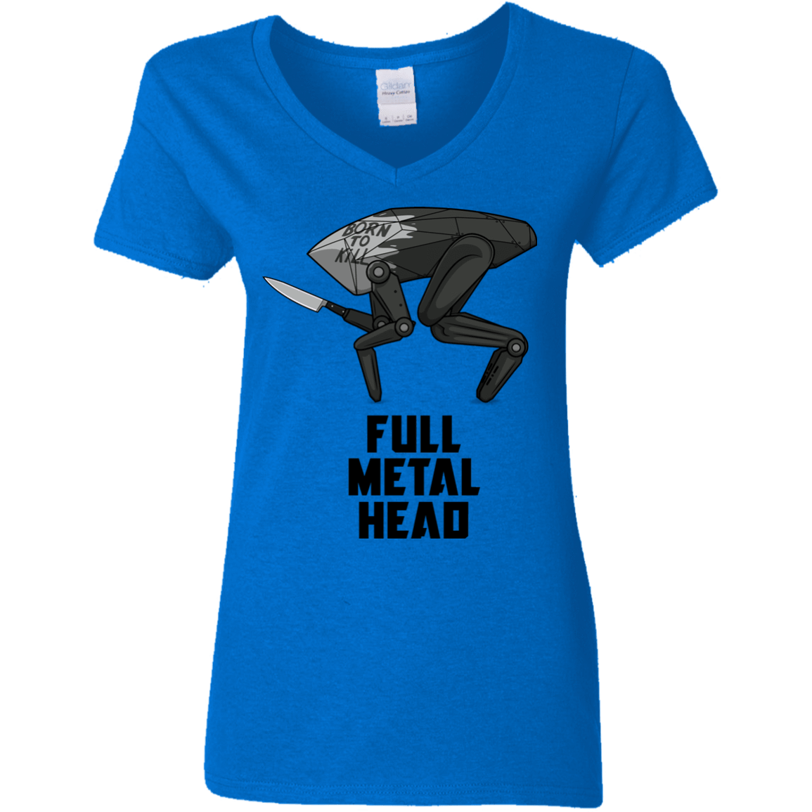 T-Shirts Royal / S Full Metal Head Women's V-Neck T-Shirt