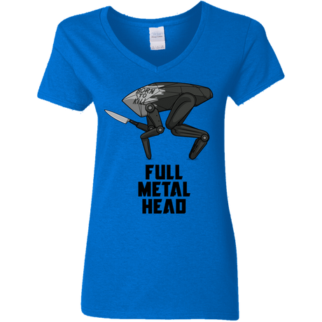 T-Shirts Royal / S Full Metal Head Women's V-Neck T-Shirt