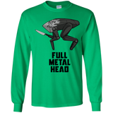 T-Shirts Irish Green / YS Full Metal Head Youth Long Sleeve T-Shirt