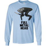 T-Shirts Light Blue / YS Full Metal Head Youth Long Sleeve T-Shirt