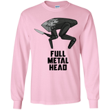 T-Shirts Light Pink / YS Full Metal Head Youth Long Sleeve T-Shirt