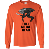T-Shirts Orange / YS Full Metal Head Youth Long Sleeve T-Shirt