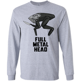 T-Shirts Sport Grey / YS Full Metal Head Youth Long Sleeve T-Shirt