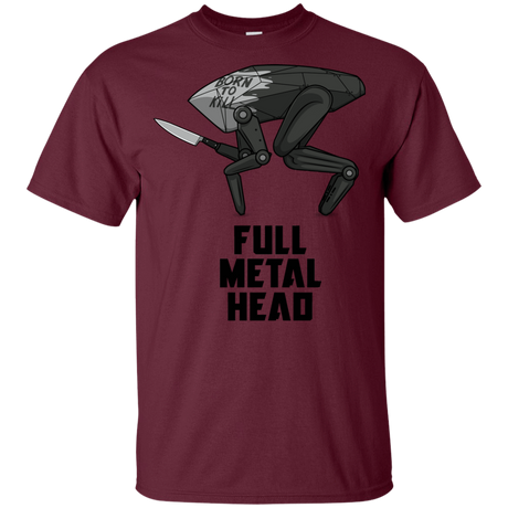 T-Shirts Maroon / YXS Full Metal Head Youth T-Shirt