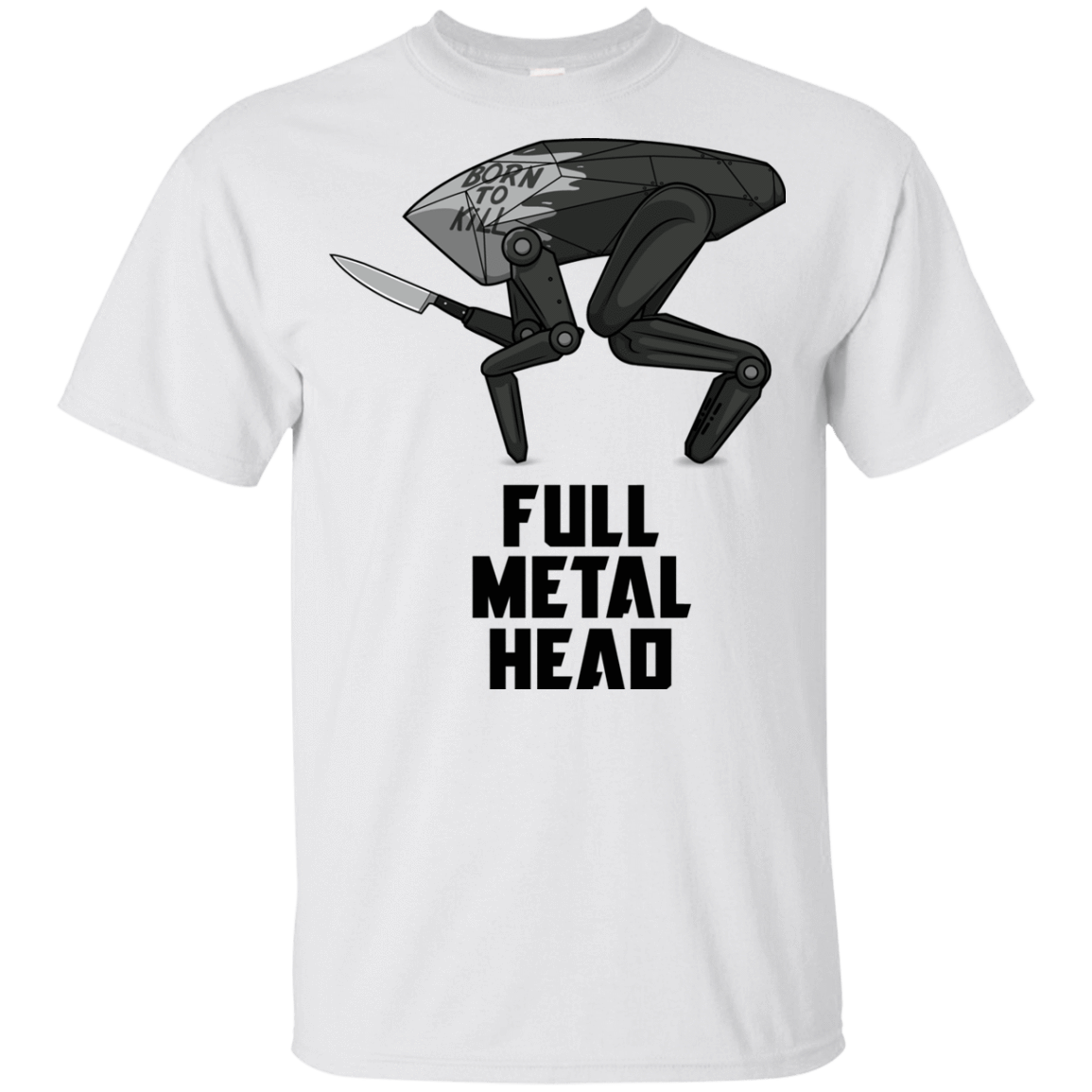T-Shirts White / YXS Full Metal Head Youth T-Shirt