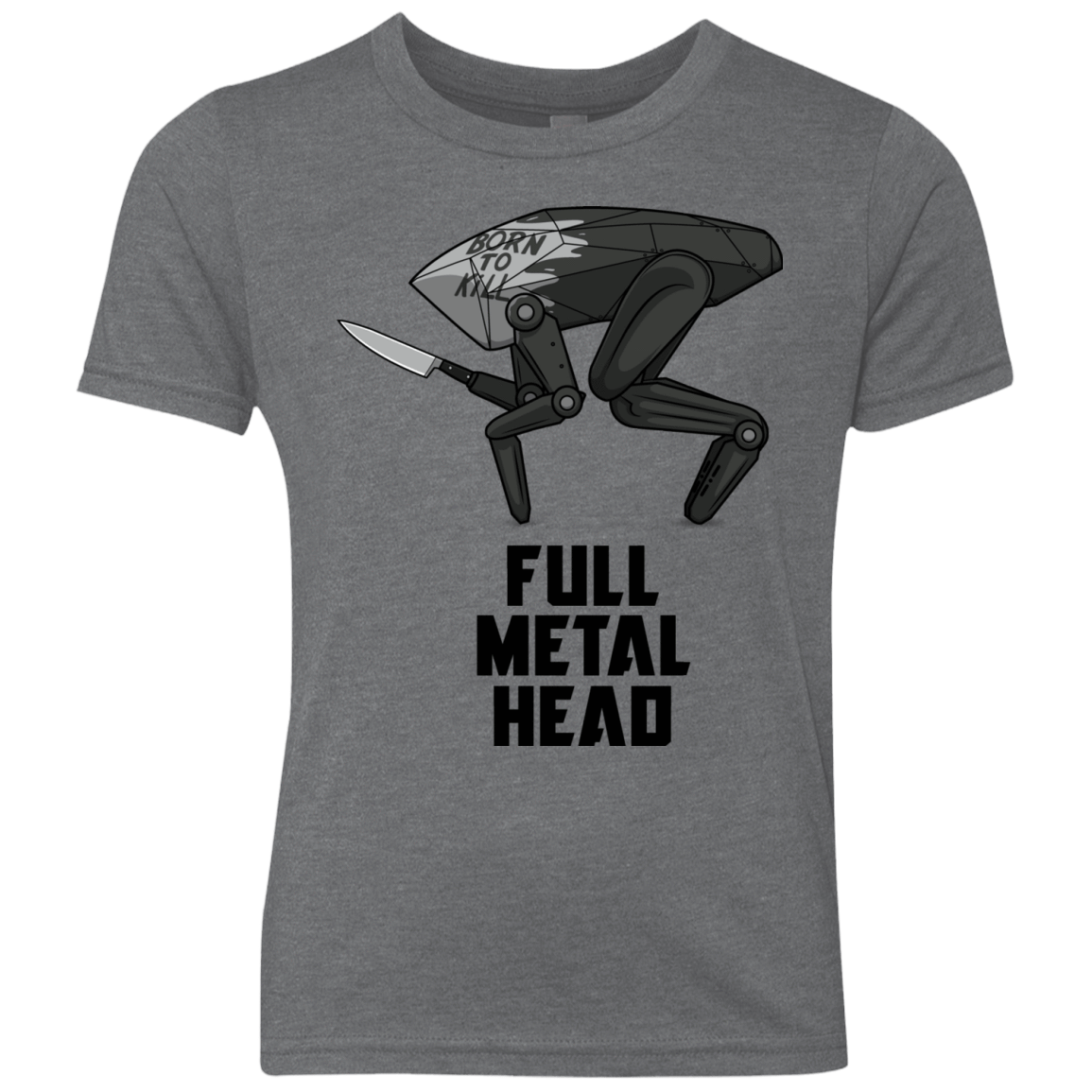 T-Shirts Premium Heather / YXS Full Metal Head Youth Triblend T-Shirt