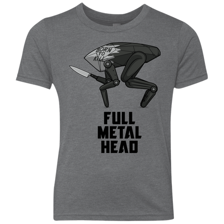 T-Shirts Premium Heather / YXS Full Metal Head Youth Triblend T-Shirt