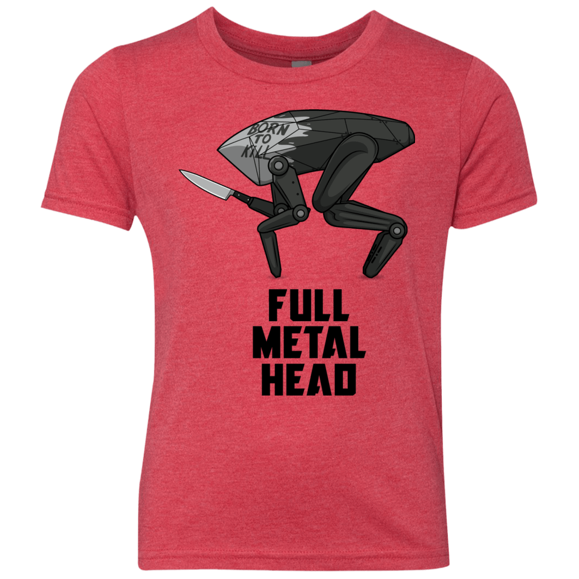 T-Shirts Vintage Red / YXS Full Metal Head Youth Triblend T-Shirt