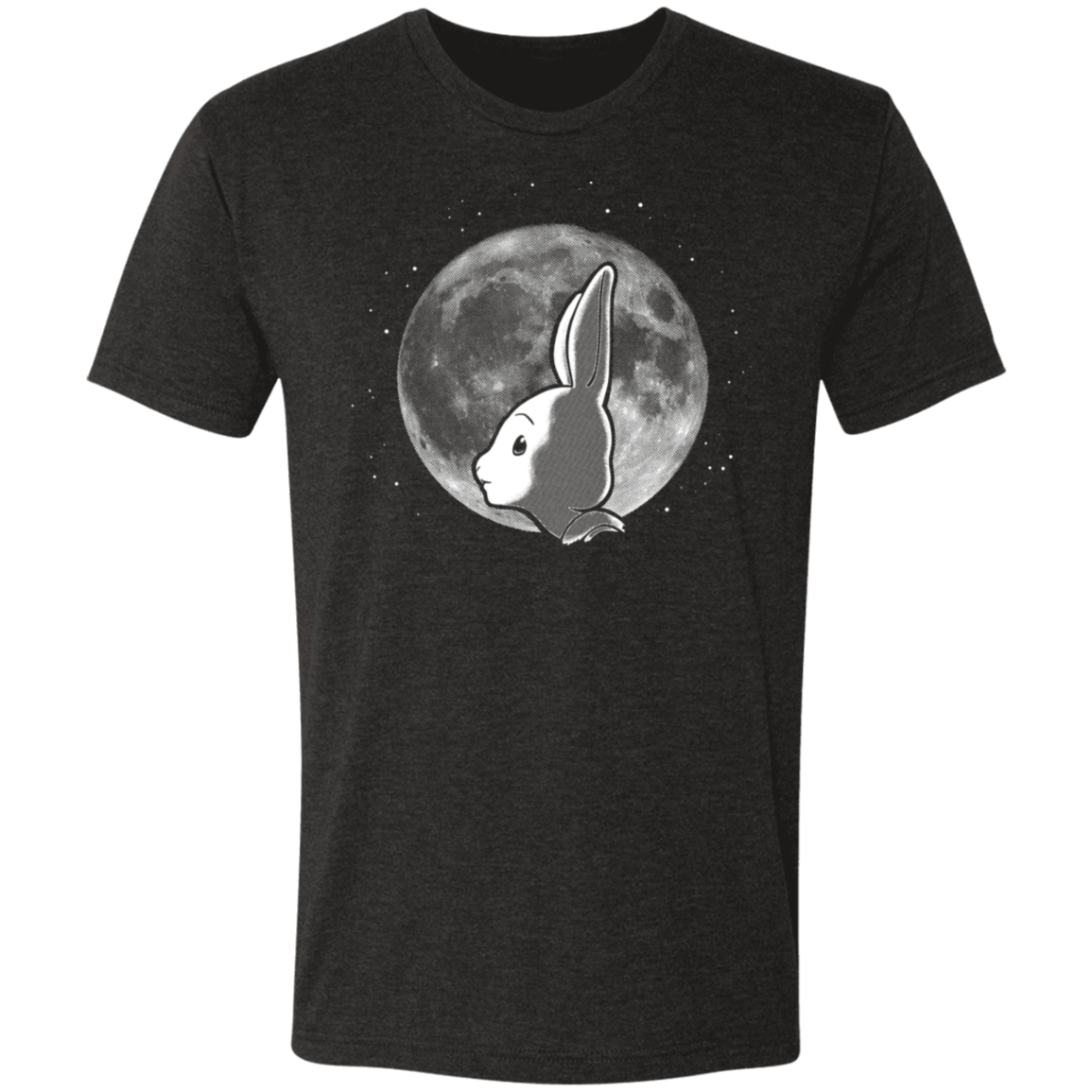 T-Shirts Vintage Black / S Full Moon Hal-f Moon Men's Triblend T-Shirt