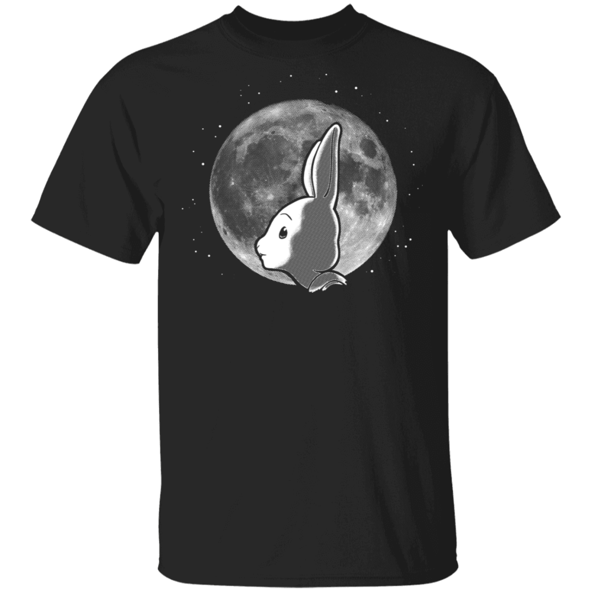 T-Shirts Black / S Full Moon Hal-f Moon T-Shirt