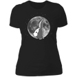 T-Shirts Black / X-Small Full Moon Hal-f Moon Women's Premium T-Shirt