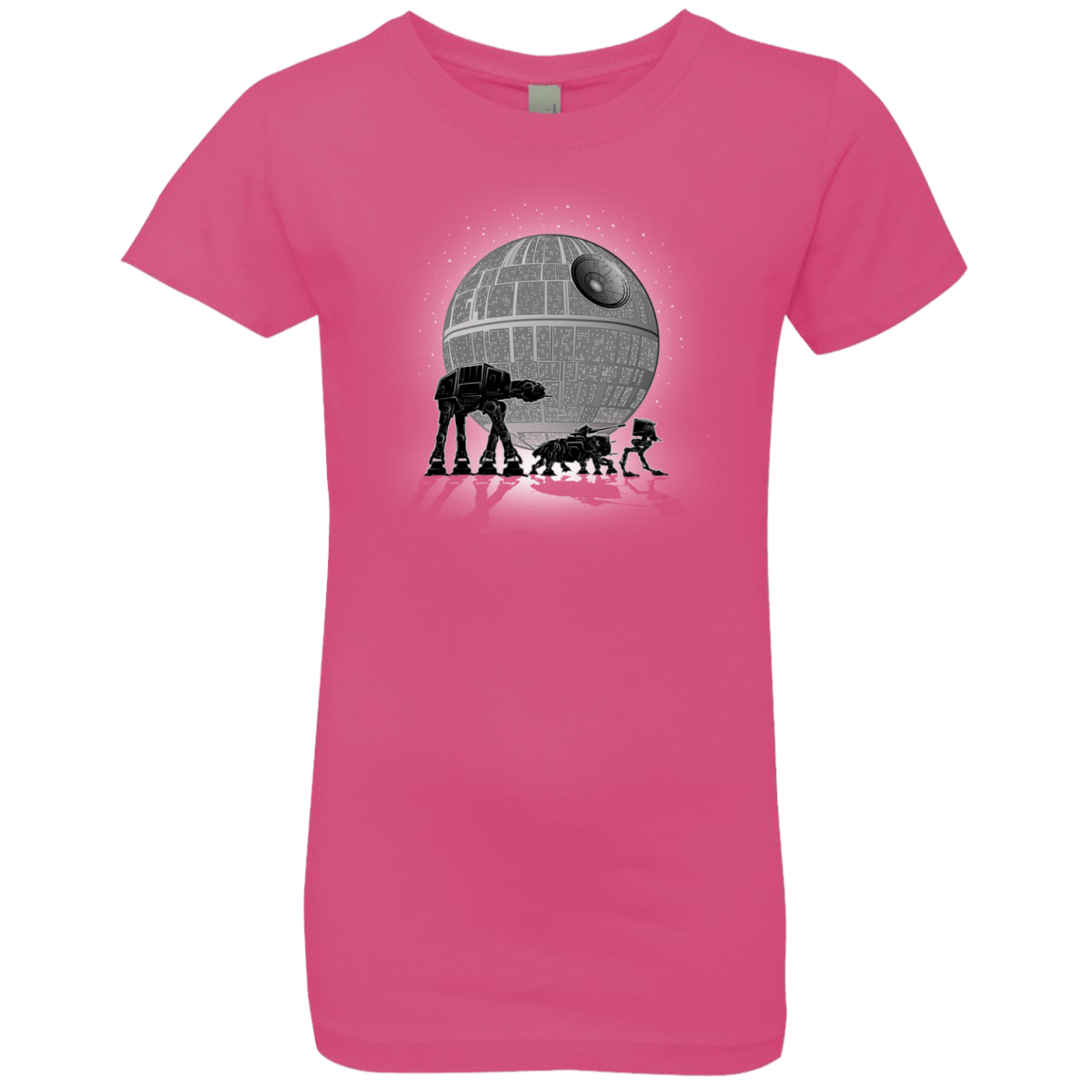 T-Shirts Hot Pink / YXS Full Moon Over Empire Girls Premium T-Shirt