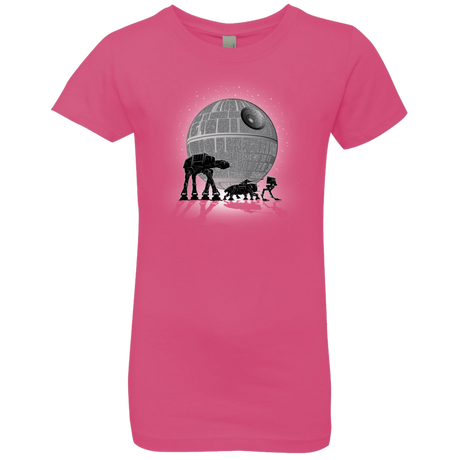 T-Shirts Hot Pink / YXS Full Moon Over Empire Girls Premium T-Shirt