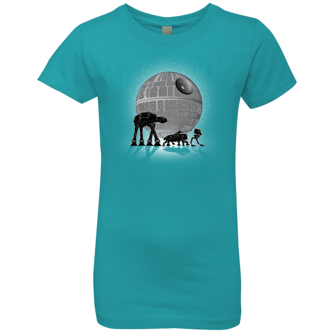 T-Shirts Tahiti Blue / YXS Full Moon Over Empire Girls Premium T-Shirt