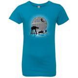 T-Shirts Turquoise / YXS Full Moon Over Empire Girls Premium T-Shirt