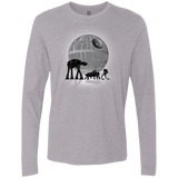 T-Shirts Heather Grey / Small Full Moon Over Empire Men's Premium Long Sleeve