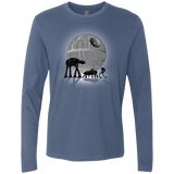 T-Shirts Indigo / Small Full Moon Over Empire Men's Premium Long Sleeve