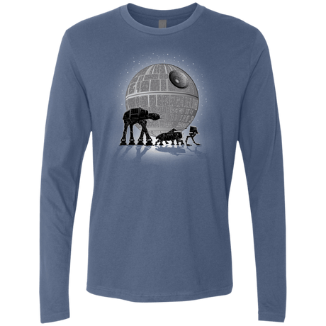 T-Shirts Indigo / Small Full Moon Over Empire Men's Premium Long Sleeve