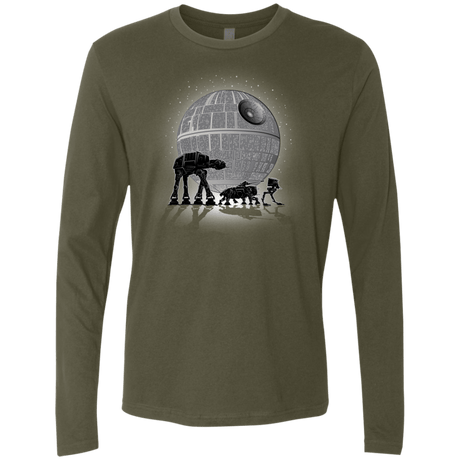 T-Shirts Military Green / Small Full Moon Over Empire Men's Premium Long Sleeve