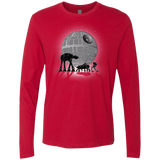 T-Shirts Red / Small Full Moon Over Empire Men's Premium Long Sleeve