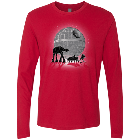 T-Shirts Red / Small Full Moon Over Empire Men's Premium Long Sleeve