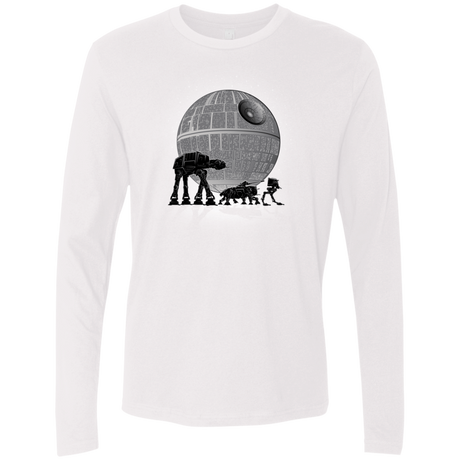 T-Shirts White / Small Full Moon Over Empire Men's Premium Long Sleeve