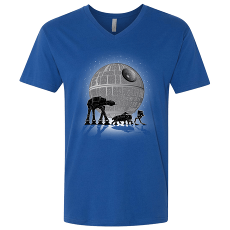 T-Shirts Royal / X-Small Full Moon Over Empire Men's Premium V-Neck