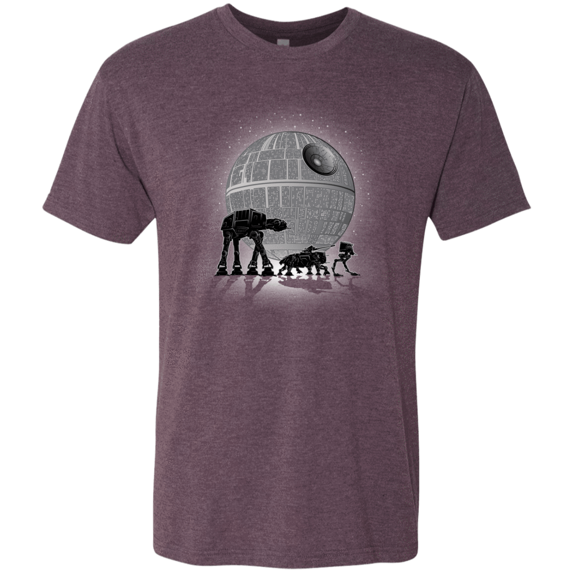 T-Shirts Vintage Purple / Small Full Moon Over Empire Men's Triblend T-Shirt