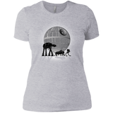 T-Shirts Heather Grey / X-Small Full Moon Over Empire Women's Premium T-Shirt