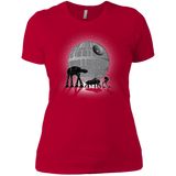 T-Shirts Red / X-Small Full Moon Over Empire Women's Premium T-Shirt