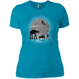 T-Shirts Turquoise / X-Small Full Moon Over Empire Women's Premium T-Shirt