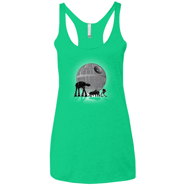 T-Shirts Envy / X-Small Full Moon Over Empire Women's Triblend Racerback Tank