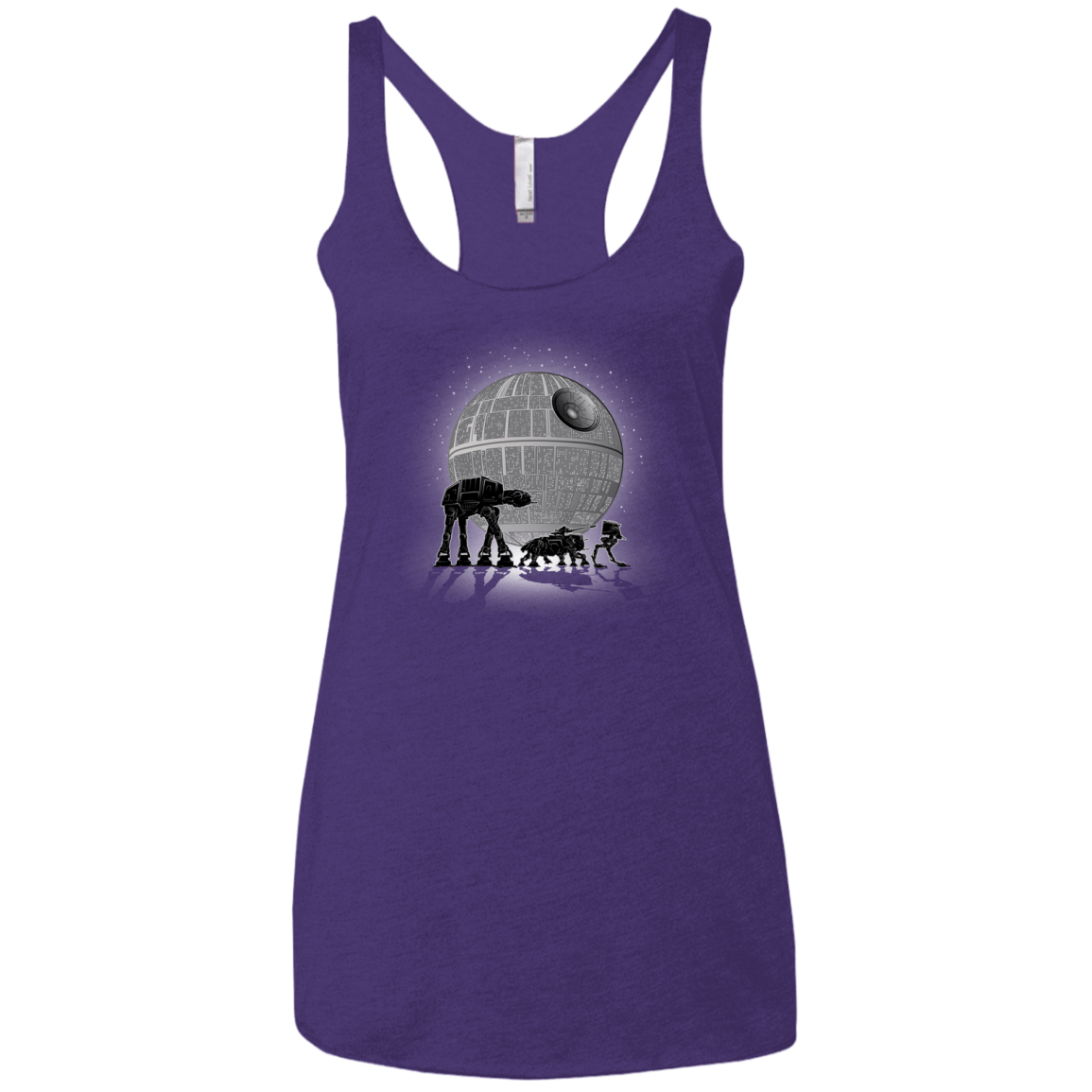 T-Shirts Purple / X-Small Full Moon Over Empire Women's Triblend Racerback Tank