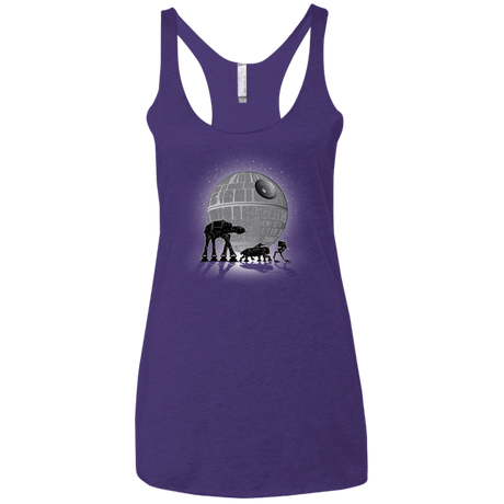T-Shirts Purple / X-Small Full Moon Over Empire Women's Triblend Racerback Tank