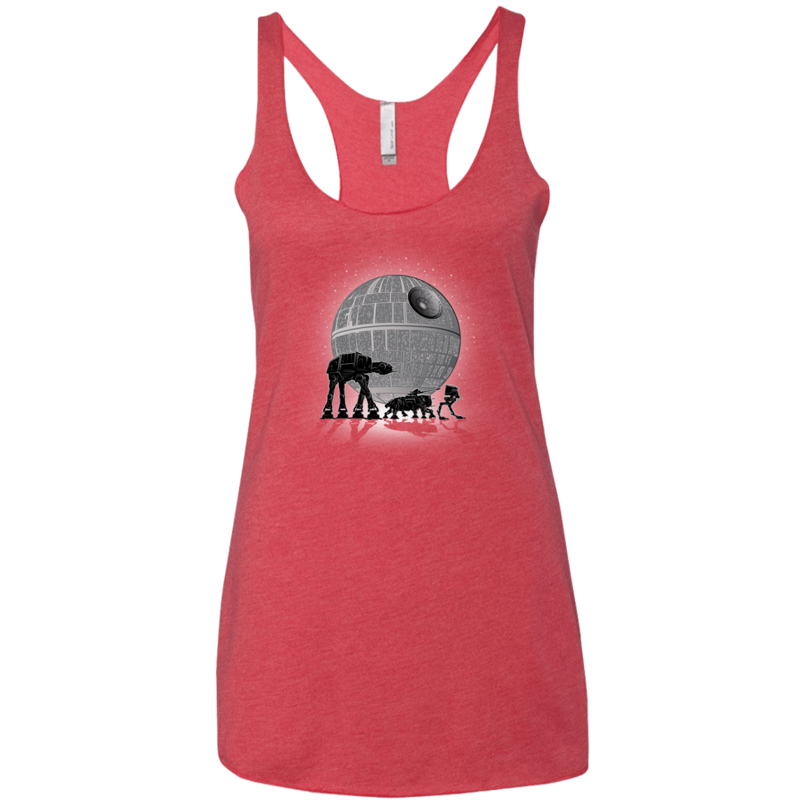 T-Shirts Vintage Red / X-Small Full Moon Over Empire Women's Triblend Racerback Tank