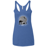T-Shirts Vintage Royal / X-Small Full Moon Over Empire Women's Triblend Racerback Tank