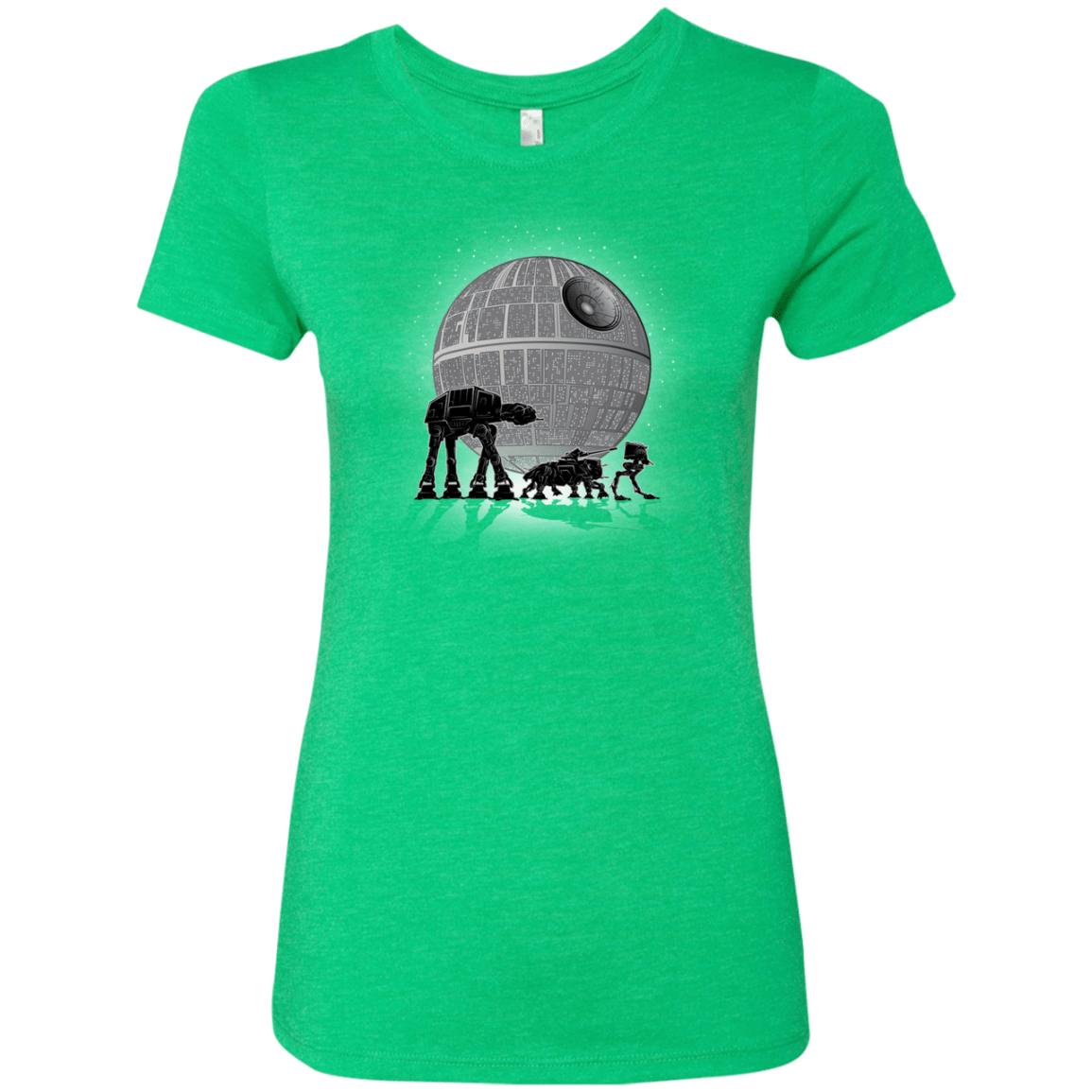 T-Shirts Envy / Small Full Moon Over Empire Women's Triblend T-Shirt