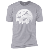 T-Shirts Heather Grey / YXS Full Moon over London Boys Premium T-Shirt